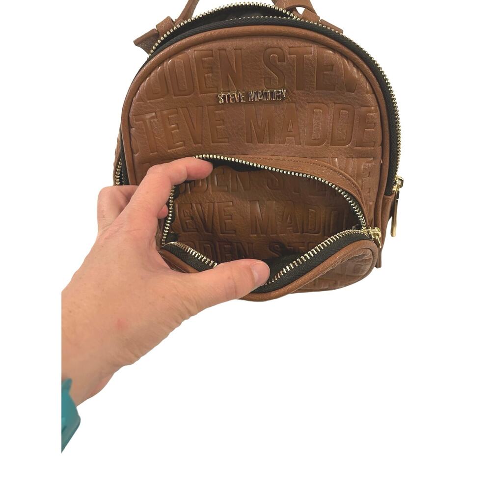 Steve Madden Mini Brown Backpack - image 5